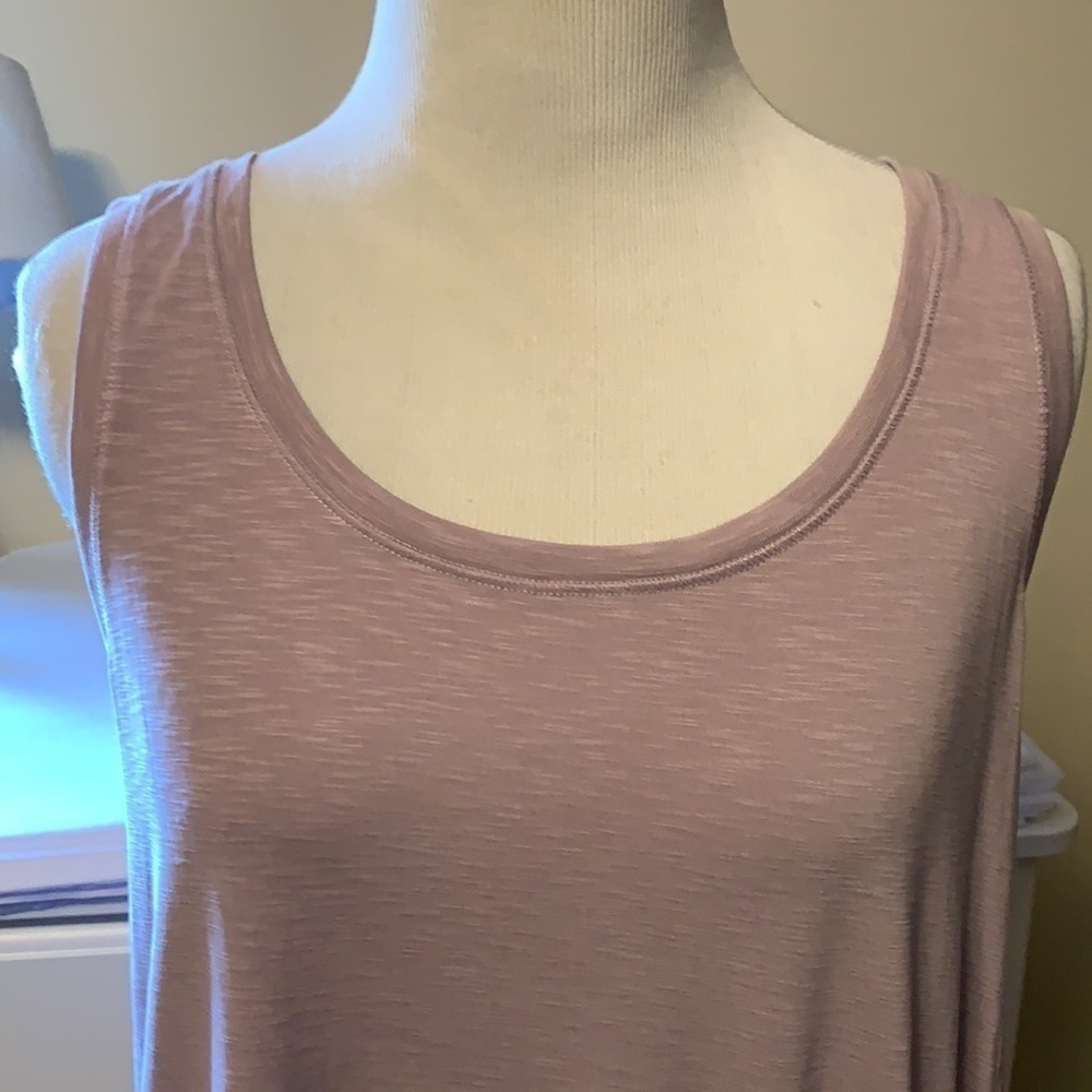 Calia side tie tank top, pinkish violet color - Picture 2 of 10